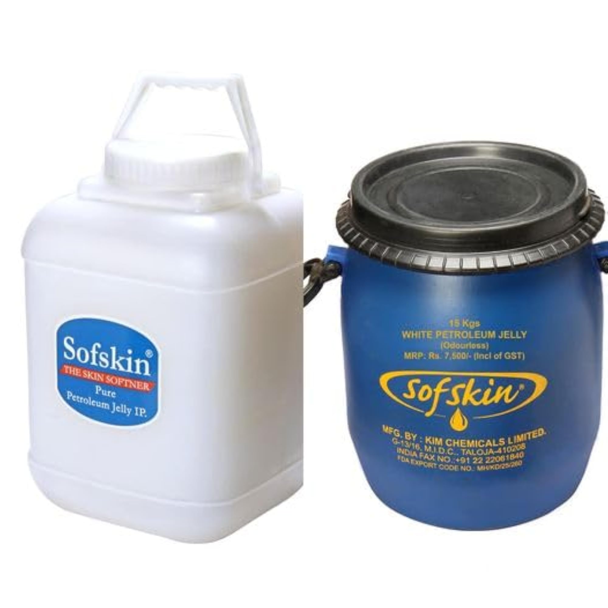 100% Pure White Petroleum Jelly IP 2kg for Skin Care
